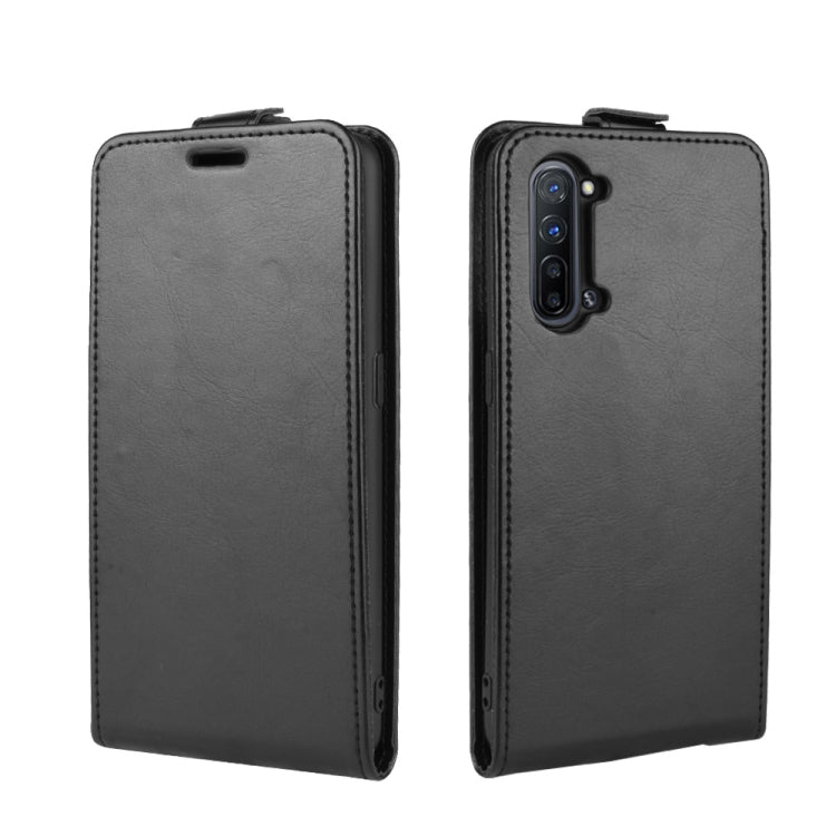 For Oppo Reno3 5G R64 Texture Single Vertical Flip Leather Protective Case with Card Slots & Photo Frame
