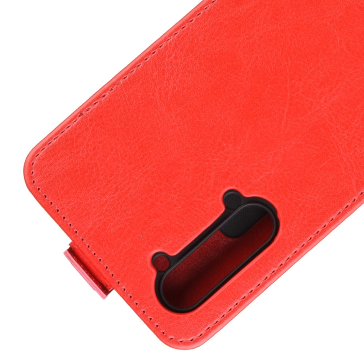 For Oppo Reno3 5G R64 Texture Single Vertical Flip Leather Protective Case with Card Slots & Photo Frame