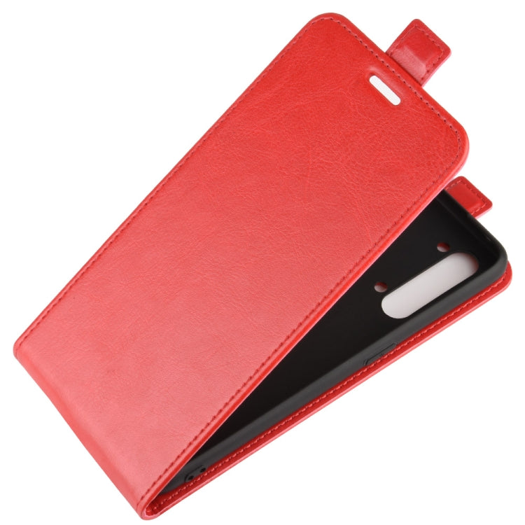 For Oppo Reno3 5G R64 Texture Single Vertical Flip Leather Protective Case with Card Slots & Photo Frame