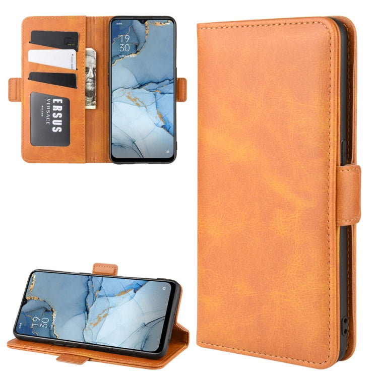 For Oppo Reno3 5G Dual-side Magnetic Buckle Horizontal Flip Leather Case with Holder & Card Slots & Wallet