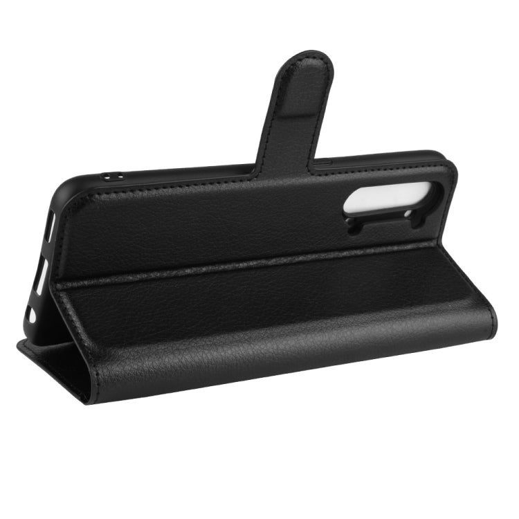 For Oppo Reno3 5G Litchi Texture Horizontal Flip Protective Case with Holder & Card Slots & Wallet