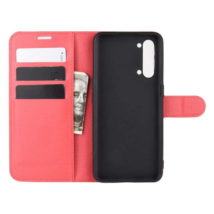 For Oppo Reno3 5G Litchi Texture Horizontal Flip Protective Case with Holder & Card Slots & Wallet