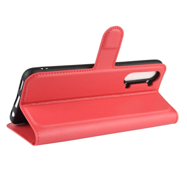 For Oppo Reno3 5G Litchi Texture Horizontal Flip Protective Case with Holder & Card Slots & Wallet