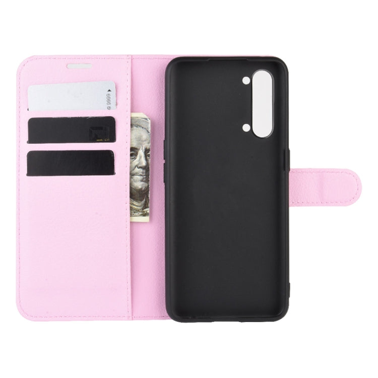 For Oppo Reno3 5G Litchi Texture Horizontal Flip Protective Case with Holder & Card Slots & Wallet