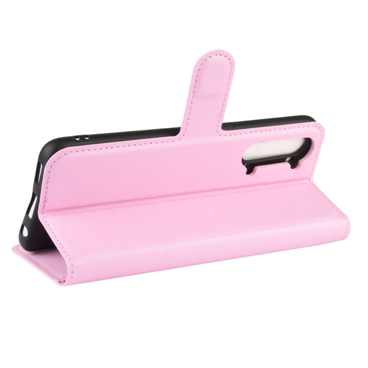 For Oppo Reno3 5G Litchi Texture Horizontal Flip Protective Case with Holder & Card Slots & Wallet