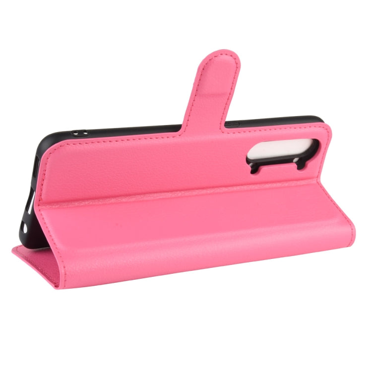 For Oppo Reno3 5G Litchi Texture Horizontal Flip Protective Case with Holder & Card Slots & Wallet