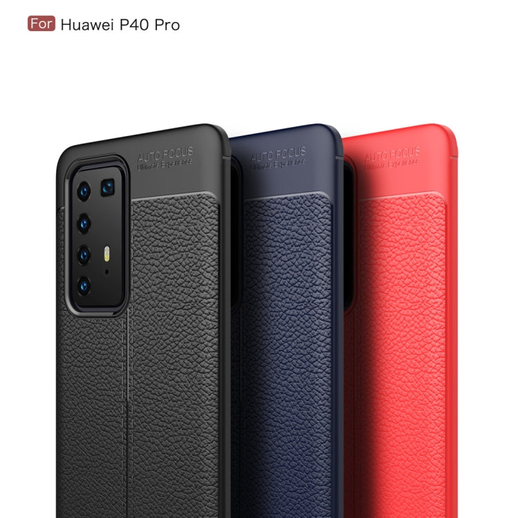 For Huawei P40 Pro Litchi Texture TPU Shockproof Case