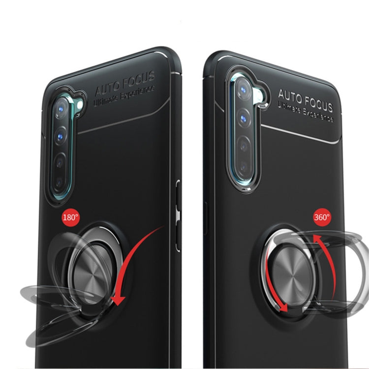 For OPPO Reno3 Metal Ring Holder 360 Degree Rotating TPU Case