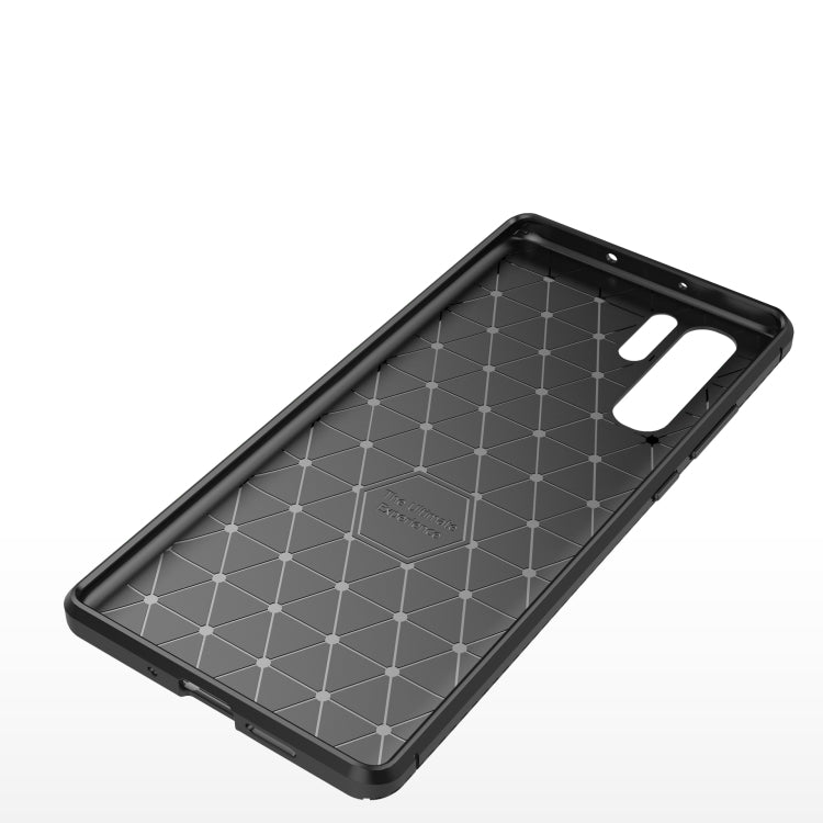 For OPPO A91 Carbon Fiber Texture Shockproof TPU Case(Black)