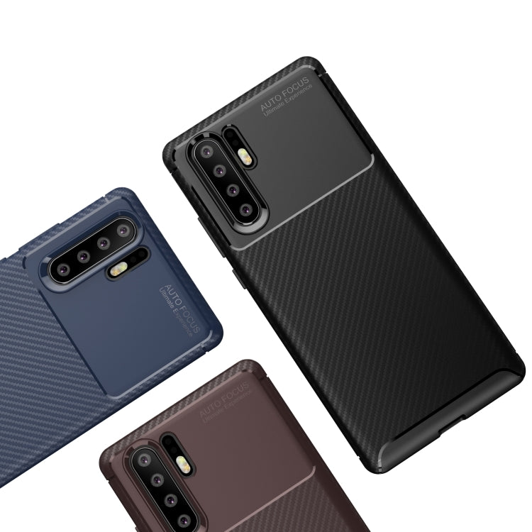 For OPPO A91 Carbon Fiber Texture Shockproof TPU Case(Black)