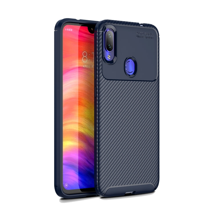 For OPPO A8 Carbon Fiber Texture Shockproof TPU Case