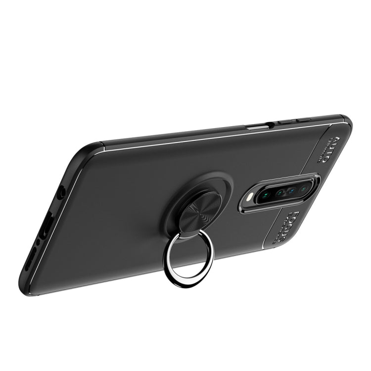 For Xiaomi Redmi K30 Metal Ring Holder 360 Degree Rotating TPU Case