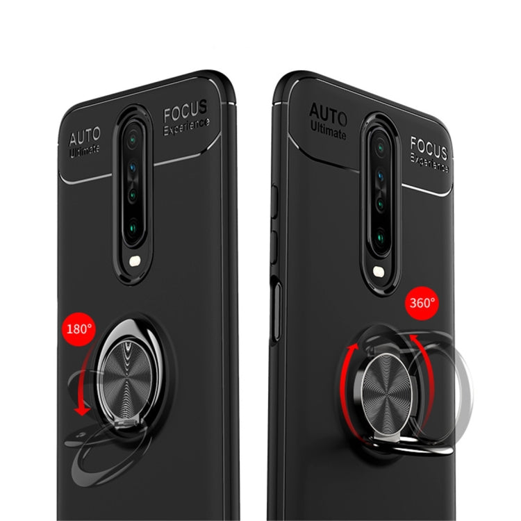 For Xiaomi Redmi K30 Metal Ring Holder 360 Degree Rotating TPU Case