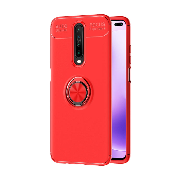 For Xiaomi Redmi K30 Metal Ring Holder 360 Degree Rotating TPU Case