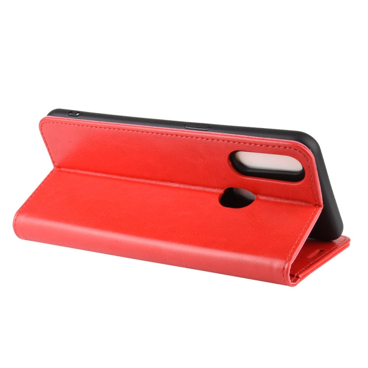 For Oppo A8 R64 Texture Single Horizontal Flip Protective Case with Holder & Card Slots & Wallet& Photo Frame