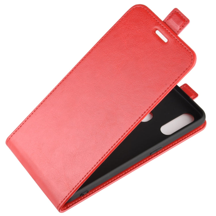 For Oppo A8 R64 Texture Single Vertical Flip Leather Protective Case with Card Slots & Photo Frame