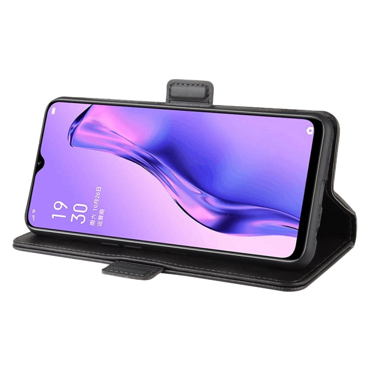 For Oppo A8 Dual-side Magnetic Buckle Horizontal Flip Leather Case with Holder & Card Slots & Wallet