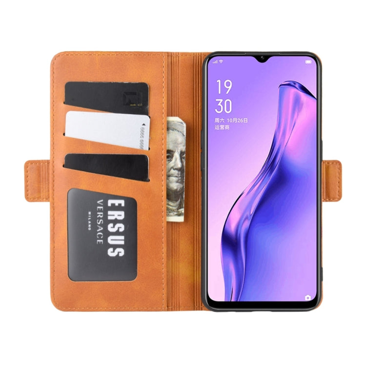 For Oppo A8 Dual-side Magnetic Buckle Horizontal Flip Leather Case with Holder & Card Slots & Wallet