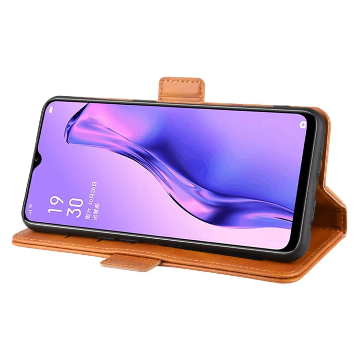 For Oppo A8 Dual-side Magnetic Buckle Horizontal Flip Leather Case with Holder & Card Slots & Wallet