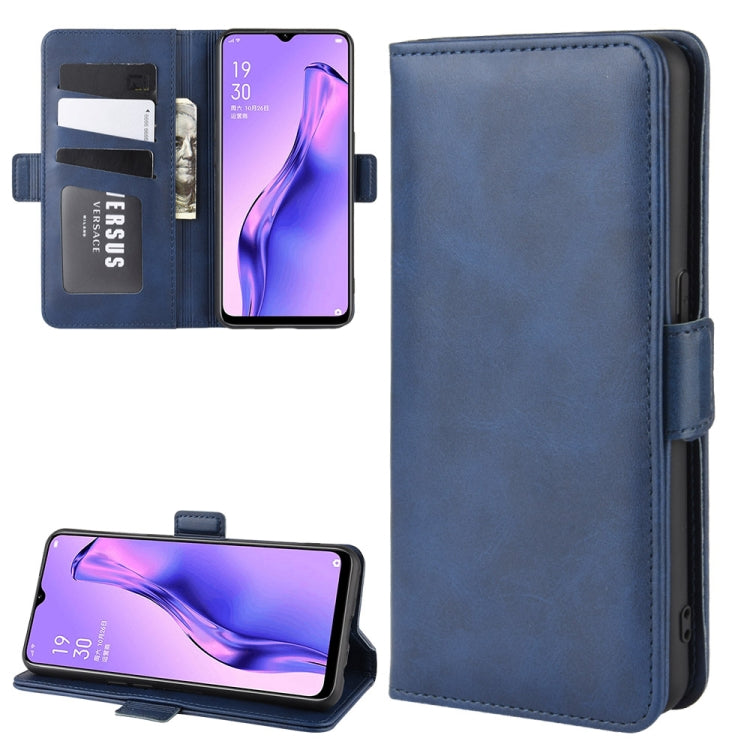 For Oppo A8 Dual-side Magnetic Buckle Horizontal Flip Leather Case with Holder & Card Slots & Wallet