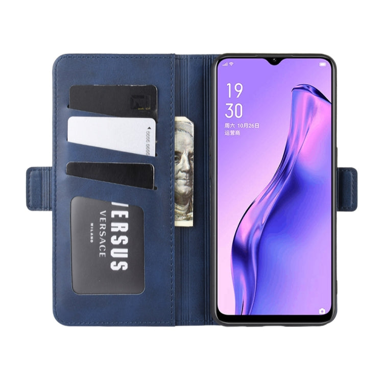 For Oppo A8 Dual-side Magnetic Buckle Horizontal Flip Leather Case with Holder & Card Slots & Wallet