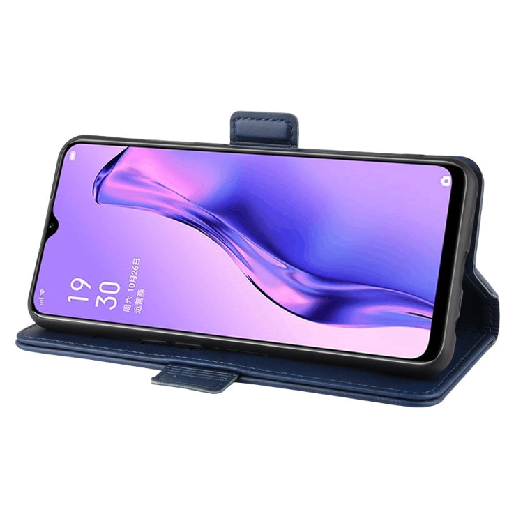 For Oppo A8 Dual-side Magnetic Buckle Horizontal Flip Leather Case with Holder & Card Slots & Wallet