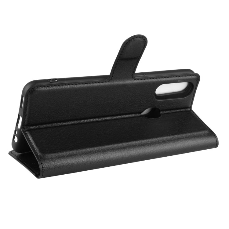 For Oppo A8 Litchi Texture Horizontal Flip Protective Case with Holder & Card Slots & Wallet