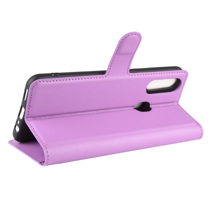 For Oppo A8 Litchi Texture Horizontal Flip Protective Case with Holder & Card Slots & Wallet