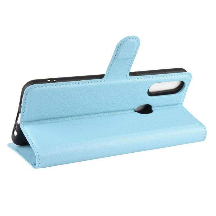 For Oppo A8 Litchi Texture Horizontal Flip Protective Case with Holder & Card Slots & Wallet