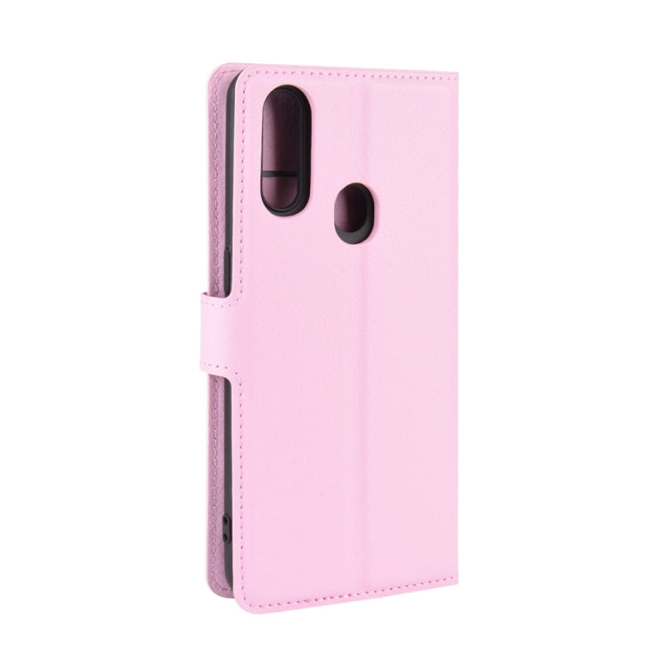 For Oppo A8 Litchi Texture Horizontal Flip Protective Case with Holder & Card Slots & Wallet