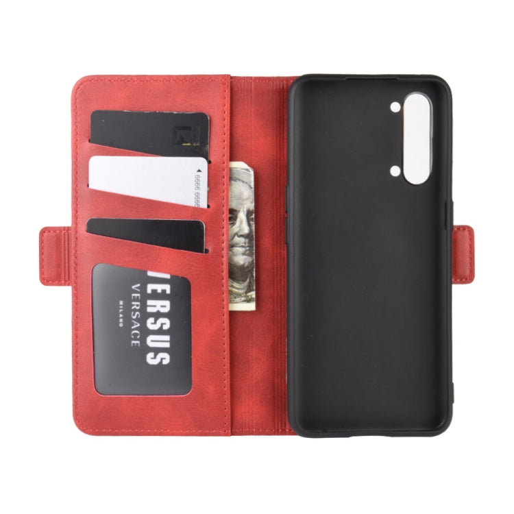 For OPPO Reno3 Dual-side Magnetic Buckle Horizontal Flip Leather Case with Holder & Card Slots & Wallet & Photo Frame