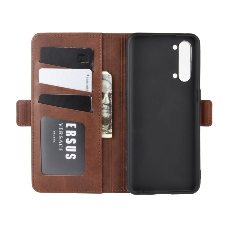 For OPPO A8 Dual-side Magnetic Buckle Horizontal Flip Leather Case with Holder & Card Slots & Wallet & Photo Frame