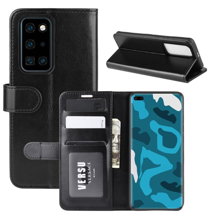 For Huawei P40 Pro R64 Texture Single Horizontal Flip Protective Case with Holder & Card Slots & Wallet& Photo Frame