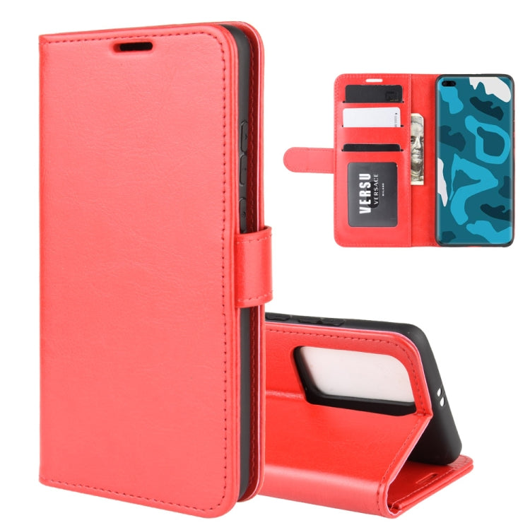 For Huawei P40 Pro R64 Texture Single Horizontal Flip Protective Case with Holder & Card Slots & Wallet& Photo Frame