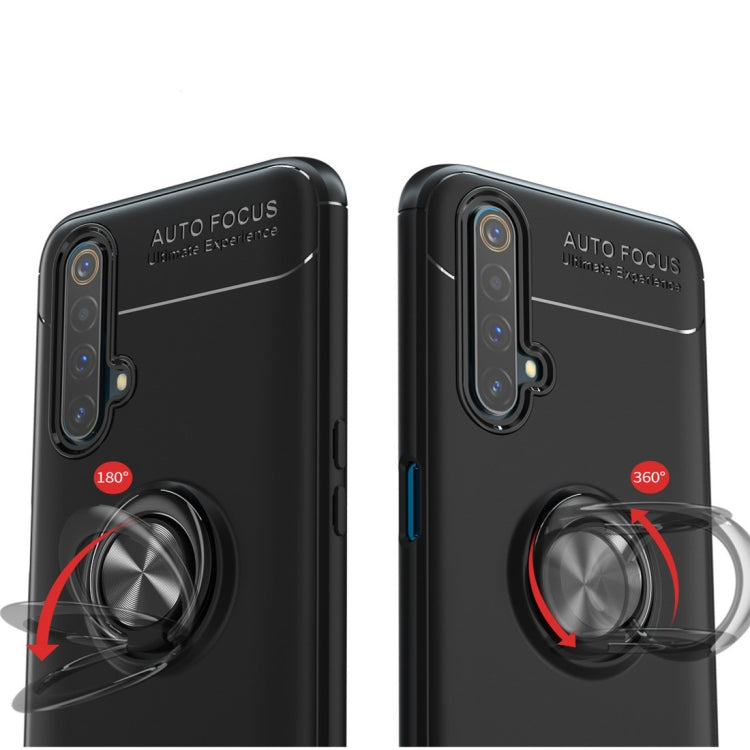 For Vivo X50 Metal Ring Holder 360 Degree Rotating TPU Case