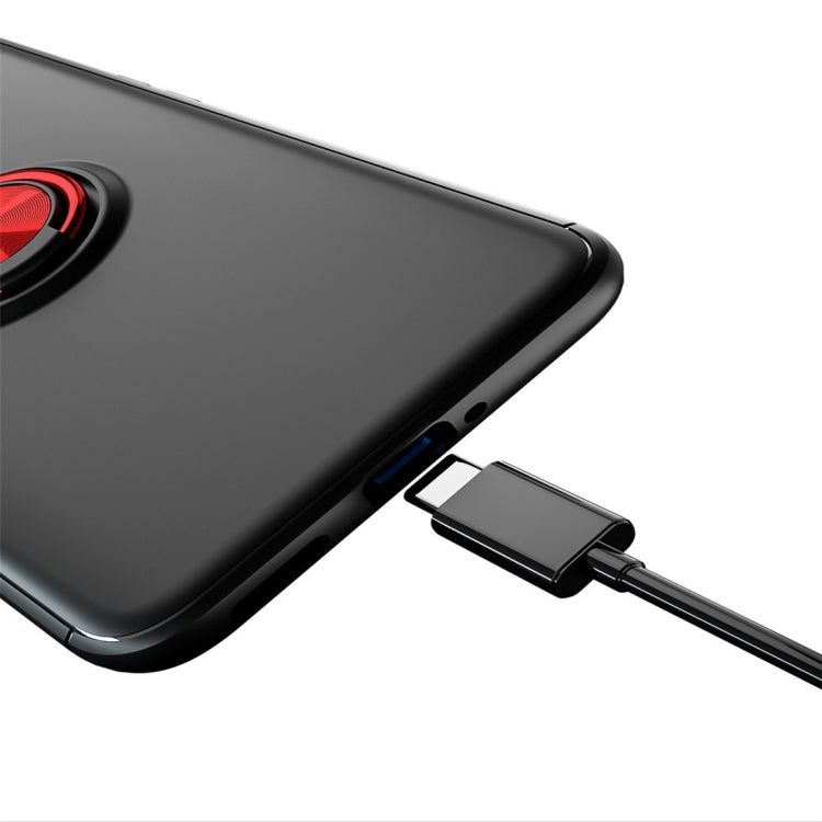 For Vivo X50 Metal Ring Holder 360 Degree Rotating TPU Case