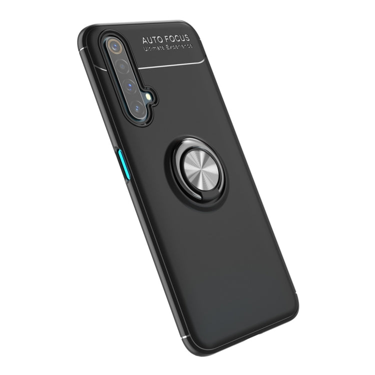 For Vivo X50 Metal Ring Holder 360 Degree Rotating TPU Case