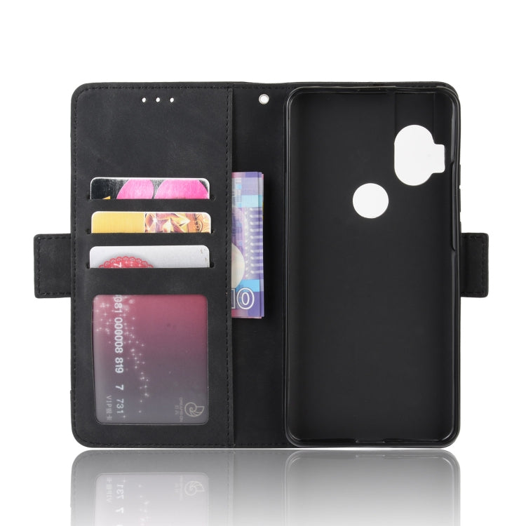 For Motorola One Hyper Wallet Style Skin Feel Calf Pattern Leather Case with Separate Card Slots & Holder & Wallet & Photo Frame