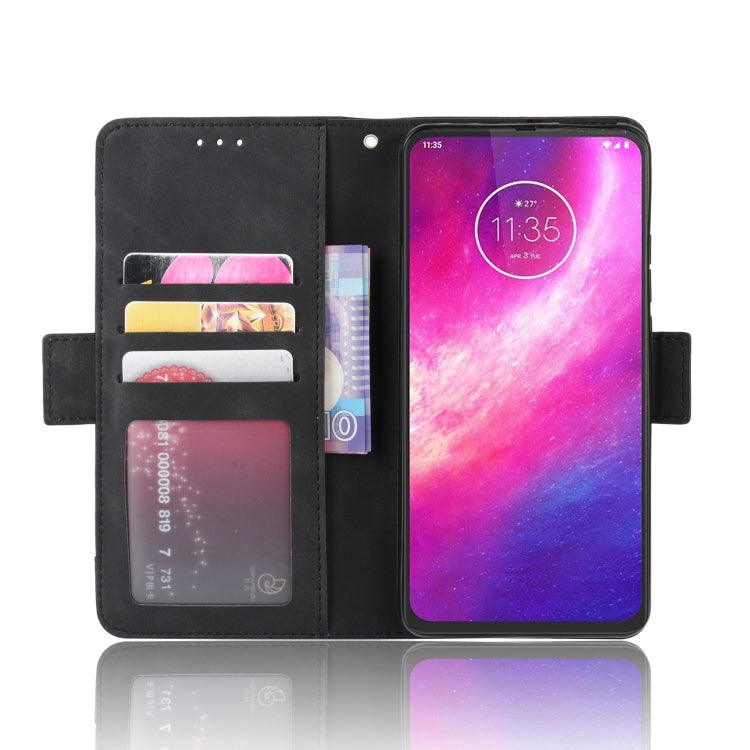 For Motorola One Hyper Wallet Style Skin Feel Calf Pattern Leather Case with Separate Card Slots & Holder & Wallet & Photo Frame