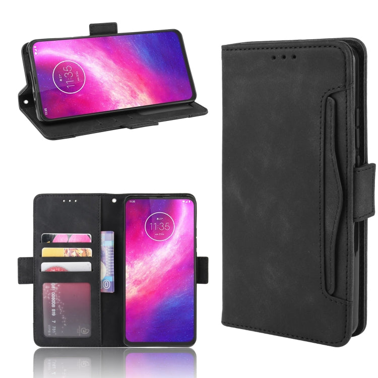 For Motorola One Hyper Wallet Style Skin Feel Calf Pattern Leather Case with Separate Card Slots & Holder & Wallet & Photo Frame