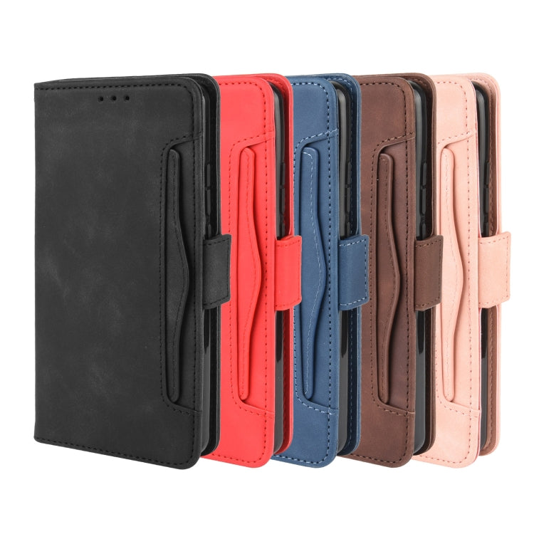 For Motorola One Hyper Wallet Style Skin Feel Calf Pattern Leather Case with Separate Card Slots & Holder & Wallet & Photo Frame