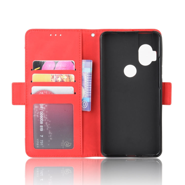 For Motorola One Hyper Wallet Style Skin Feel Calf Pattern Leather Case with Separate Card Slots & Holder & Wallet & Photo Frame