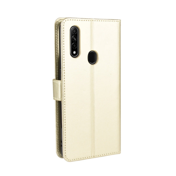For Oppo A8 Retro Crazy Horse Texture Horizontal Flip Leather Case with Holder & Card Slots & Photo Frame