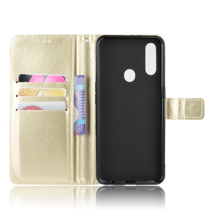 For Oppo A8 Retro Crazy Horse Texture Horizontal Flip Leather Case with Holder & Card Slots & Photo Frame