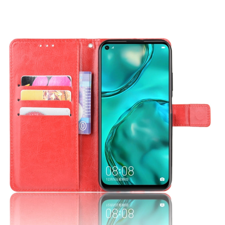 For Huawei P40 Lite / Nova 6 SE Retro Crazy Horse Texture Horizontal Flip Leather Case with Holder & Card Slots & Photo Frame