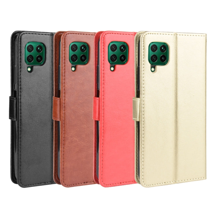 For Huawei P40 Lite / Nova 6 SE Retro Crazy Horse Texture Horizontal Flip Leather Case with Holder & Card Slots & Photo Frame