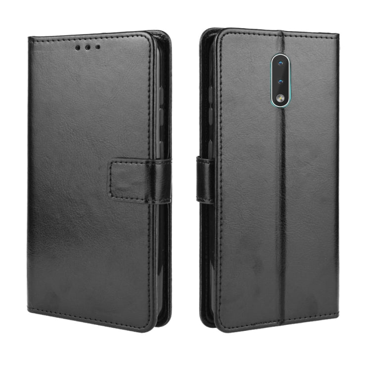 For Nokia 2.3 Retro Crazy Horse Texture Horizontal Flip Leather Case with Holder & Card Slots & Photo Frame