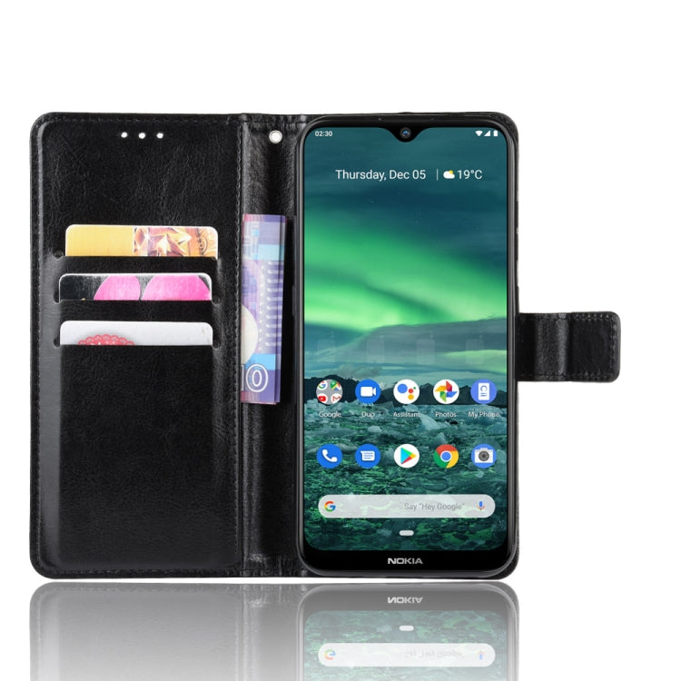 For Nokia 2.3 Retro Crazy Horse Texture Horizontal Flip Leather Case with Holder & Card Slots & Photo Frame