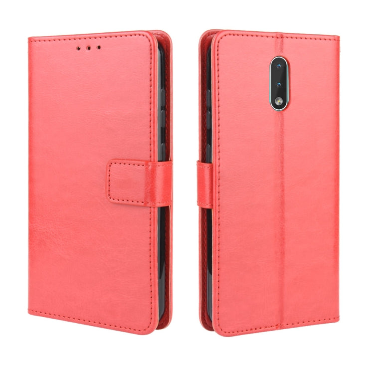 For Nokia 2.3 Retro Crazy Horse Texture Horizontal Flip Leather Case with Holder & Card Slots & Photo Frame