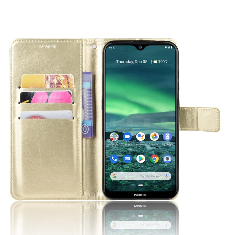 For Nokia 2.3 Retro Crazy Horse Texture Horizontal Flip Leather Case with Holder & Card Slots & Photo Frame